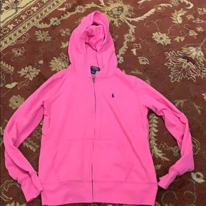 Girl zip up polo